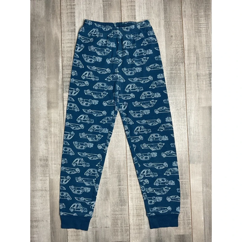 Gymboree Boys Blue Vintage Car Print Pajama Set 2-Piece Cotton Snug Fit Size 6